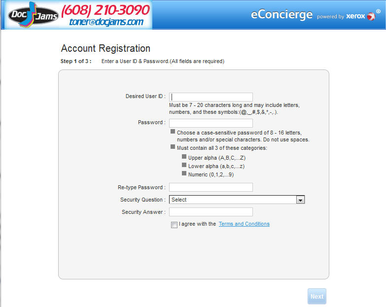 Xerox Supplies Assistant screenshot